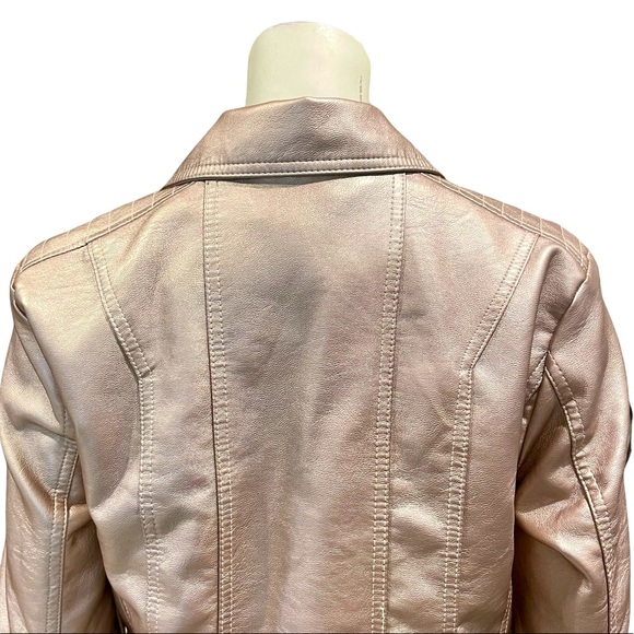 Faux Leather Moto Jacket - Picture 7 of 10